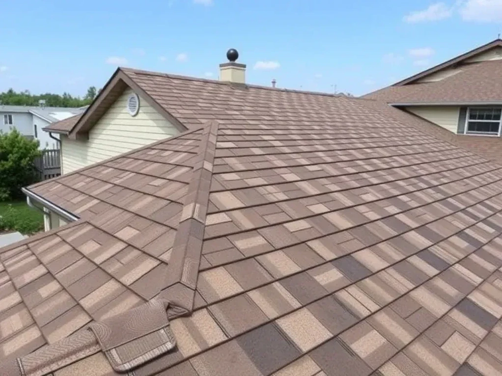 New roof installation